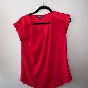 Red work shirt